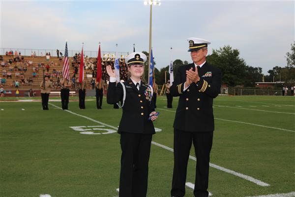 CADET SIMMONS AWARDED LEGION OF VALOR BRONZE CROSS FOR ACHIEVEMENT 27 AUG